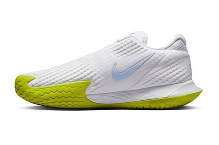 Мужские кроссовки теннисные Nike Zoom Vapor Cage 4 Rafa - белый, небесный, зеленый