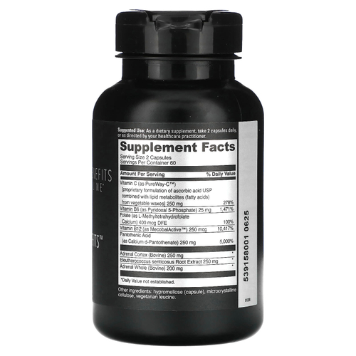 DaVinci Laboratories, Benefits Line, Adrenal Benefits, 120 капсул