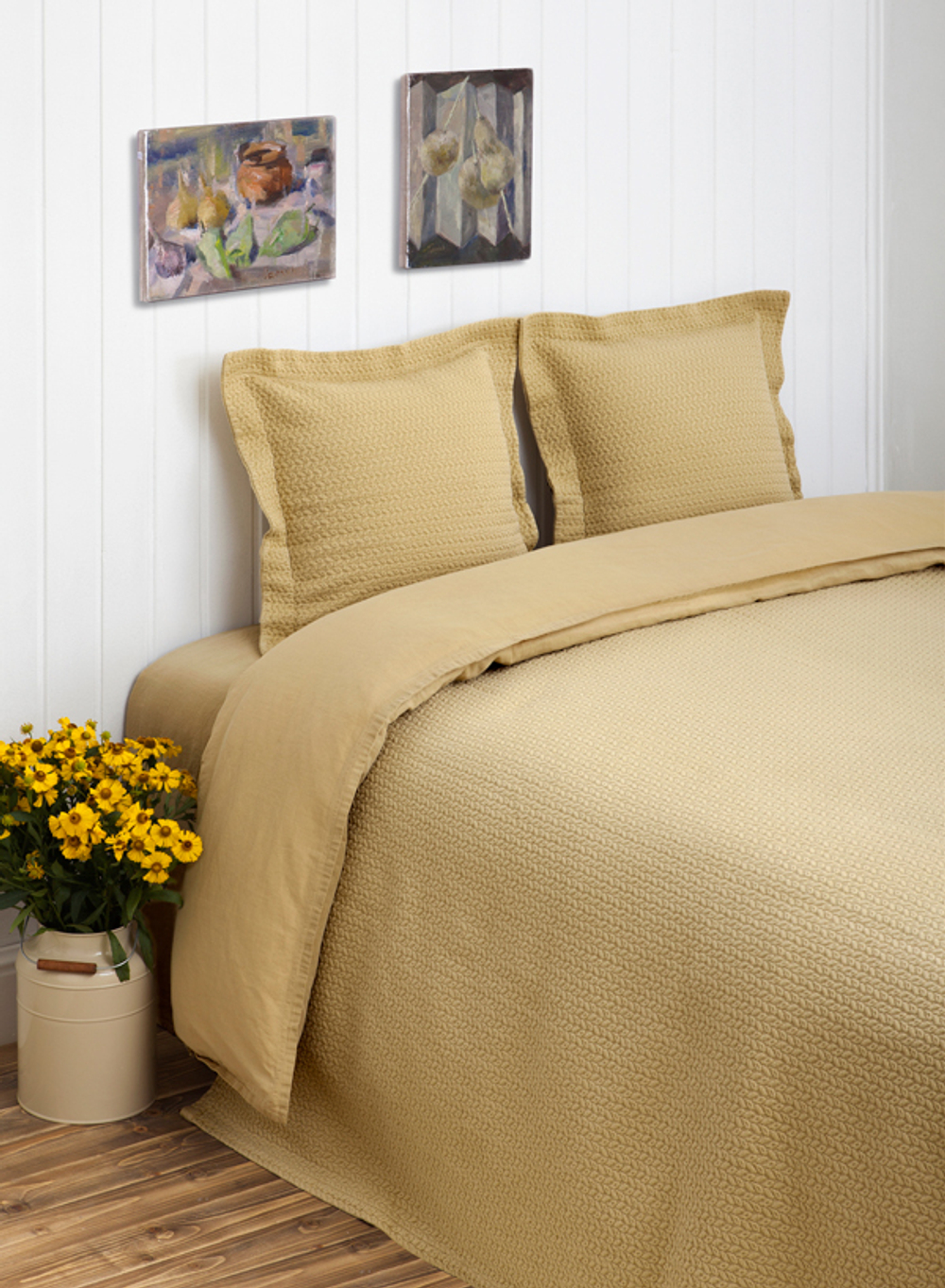 Покрывало 240x260 Luxberry Bush горчичное Португалия