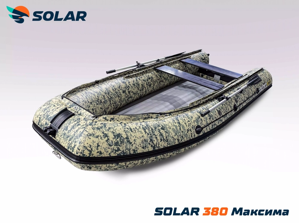 Лодка надувная моторная solar-380 к (максима)