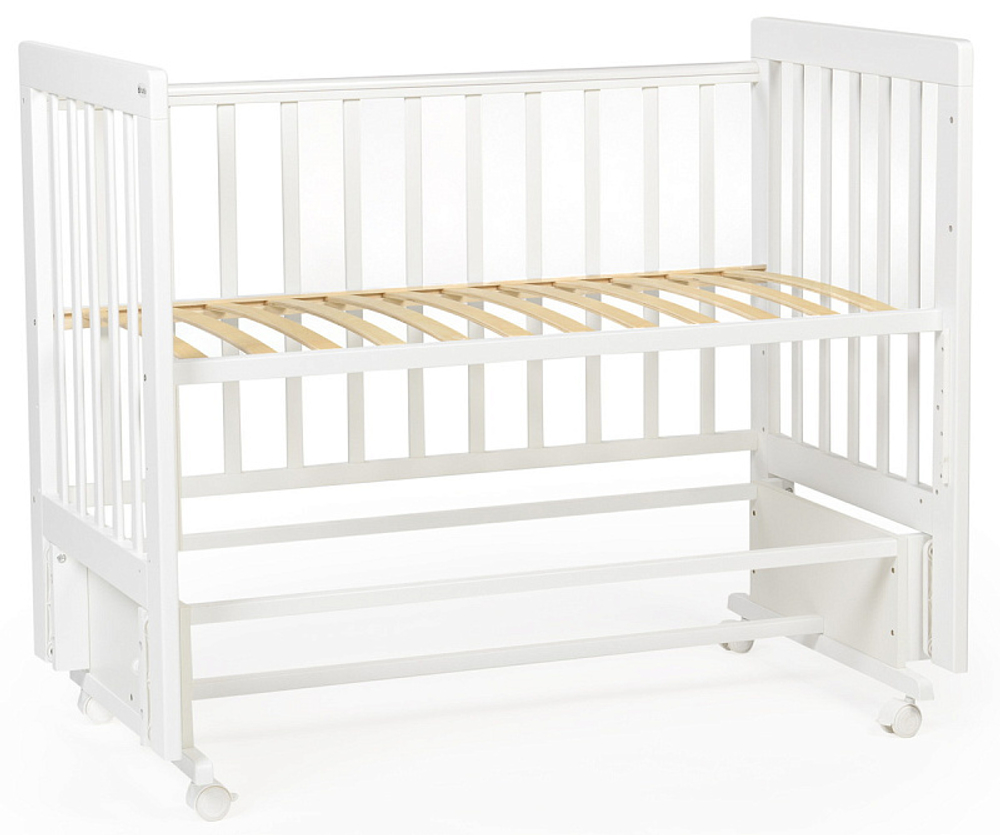 Детская кроватка Tutis Cloud 3 с маятником VD25-2122101 белый