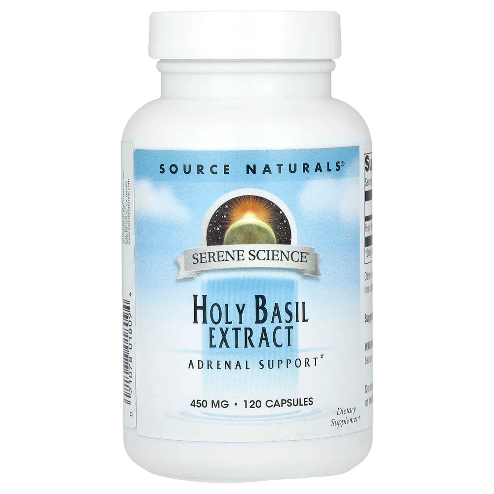 Source Naturals, Serene Science, экстракт базилика священного, 450 мг, 120 капсул