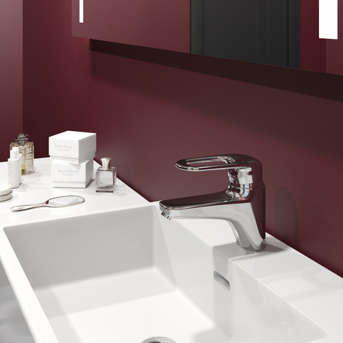 Смеситель для раковины 40k MIXLINE ML05-04 с/отв п/гайку (без подводки)