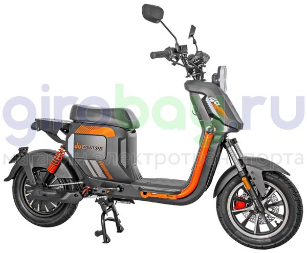 Электроскутер WENBOX U2 1500W (60V/45Ah) - Чёрный фото №3
