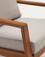 Frares Комплект 2-местный диван, 2 кресла и журнальный столик из массива акации