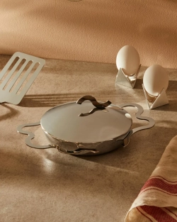 Alessi Сковорода Тегамино для яиц с крышкой