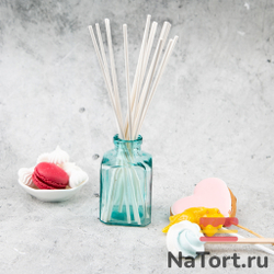 Палочки бумажные для леденцов и кейк-попсов (белые, 20 см, d - 3 мм) 100 шт