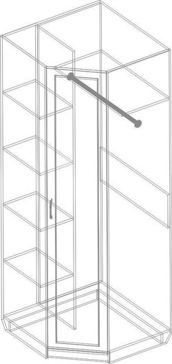 Шкаф угловой "Филадельфия" СФ-02