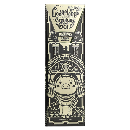 Elizavecca, Milky Piggy, Hell-Pore Longolongo Gronique Gold, маска для лица, 100 мл (3,38 жидк. унции)