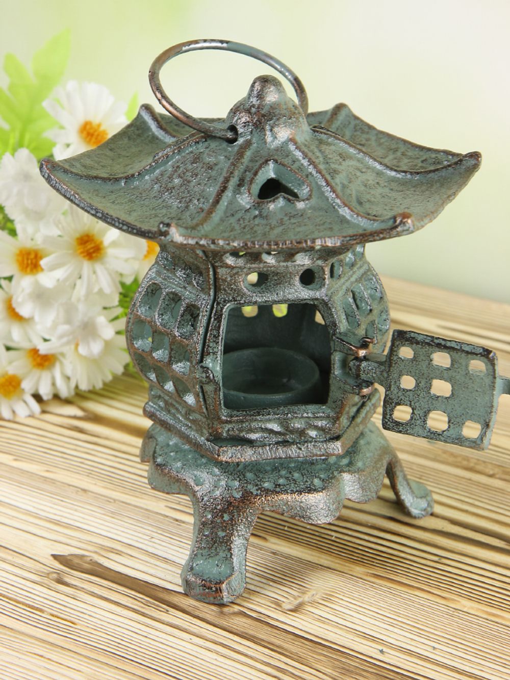 Iron Garden Декоративный фонарь Пагода под свечу для дачи