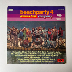 Винтажная виниловая пластинка LP James Last Джеймс Ласт Company Beachparty 4 (Germany 1973)