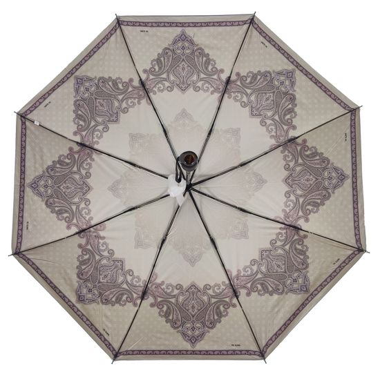 Зонт с серебристым куполом Рисунок внутри 3855-D-02