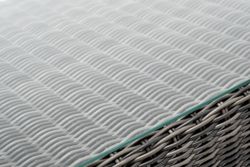 "Боно" журнальный столик из искусственного ротанга, цвет графит