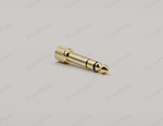 Mini Jack 3,5 mm с наружной резьбой (Черный) + переходник 6.3