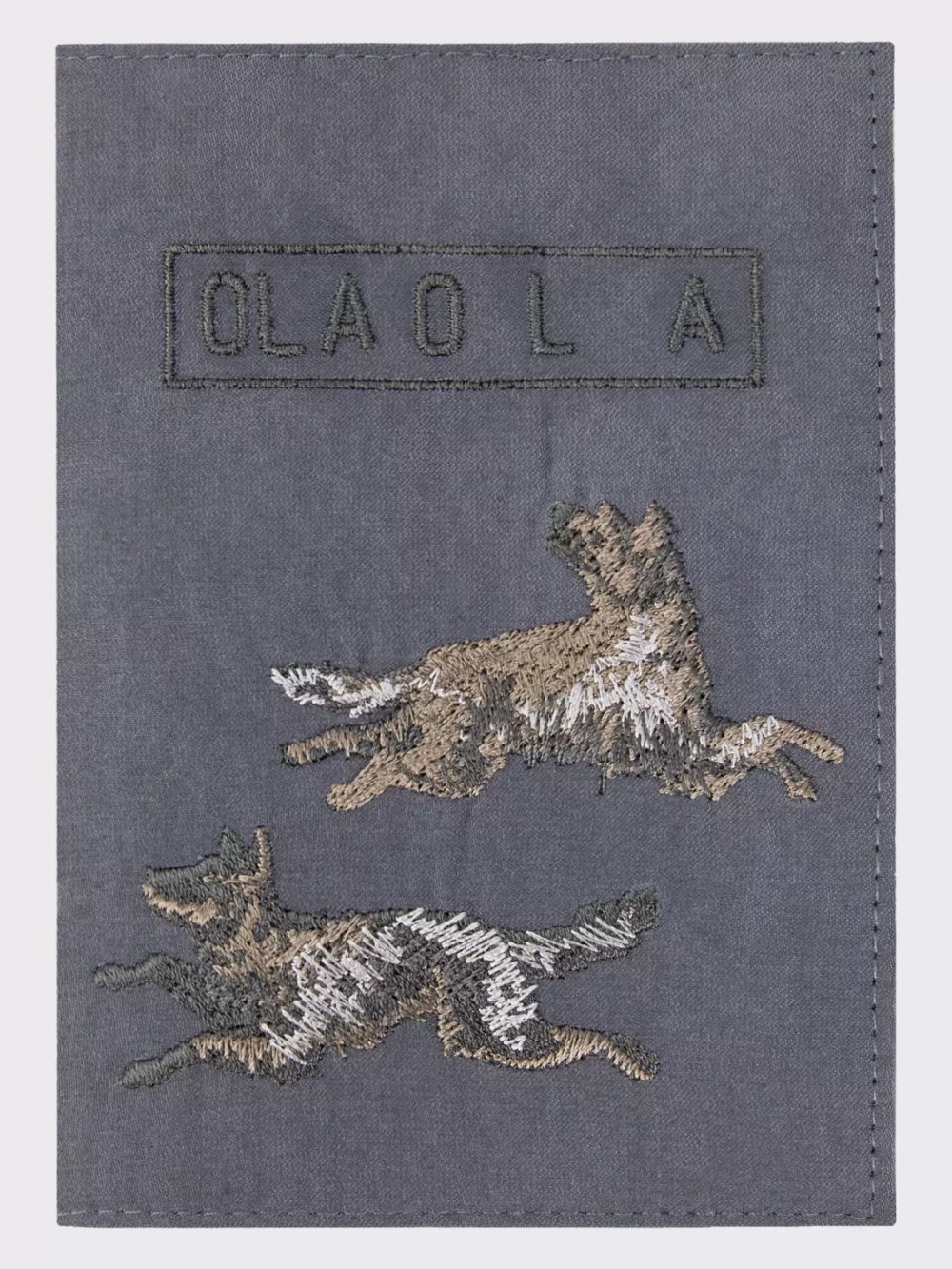 Обложка для паспорта с вышивкой "Ихвильнихт" OLA OLA
