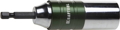 Бита KRAFTOOL ″EXPERT″ с торцовой головкой, CrV, хвостовик E 1/4″, 21мм