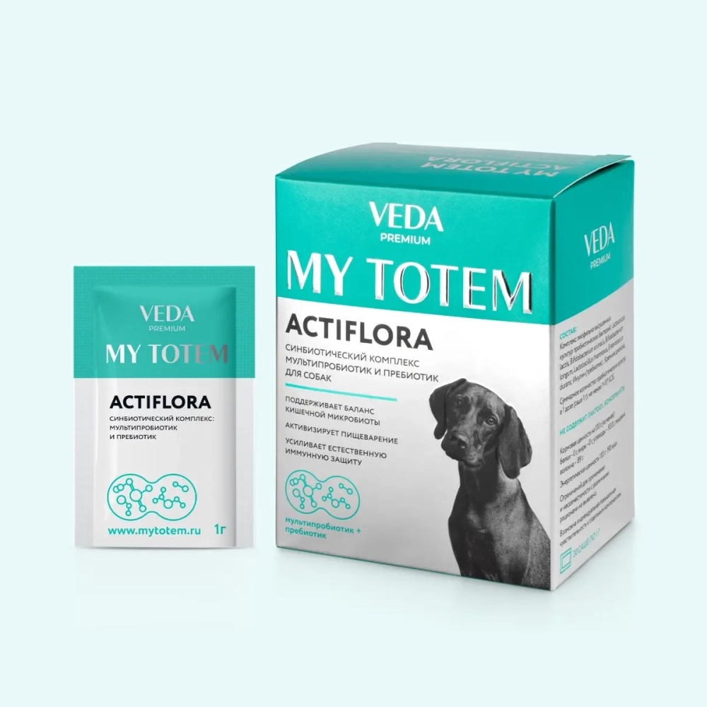 VEDA MY TOTEM ACTIFLORA Синбиотический комплекс для собак