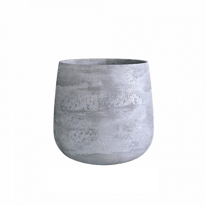 Кашпо Concretika Cone D38 H41 Concrete Grey Light