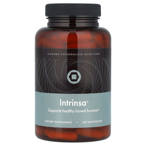 D'adamo, Intrinsa™, добавка для поддержки пищеварения, 120 растительных капсул