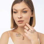 Подвеска «Ящерица» из красного золота с эмалью