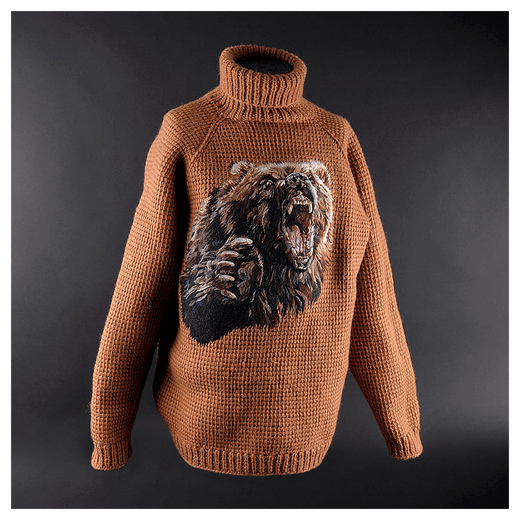 Шерстяной свитер «Сибирский душегрей» ярость