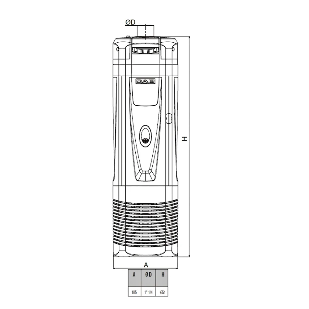 Насос колодезный DAB DTRON2 35/90, 60195238