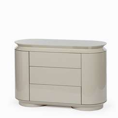 Комод Paula 120х50 см, серый глянец