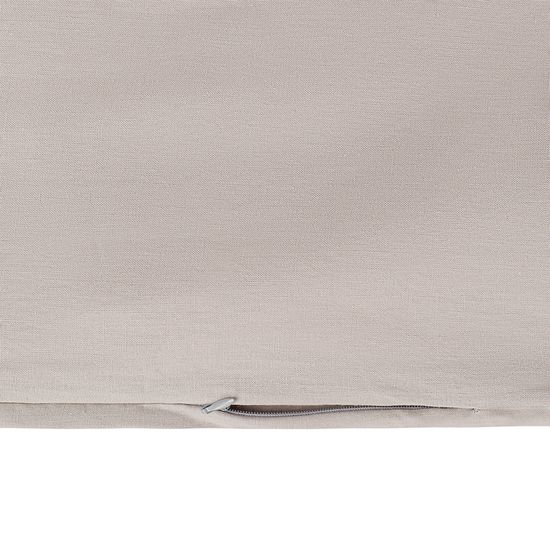 Комплект постельного белья изо льна и хлопка серо-бежевого цвета из коллекции essential, 200х220 см