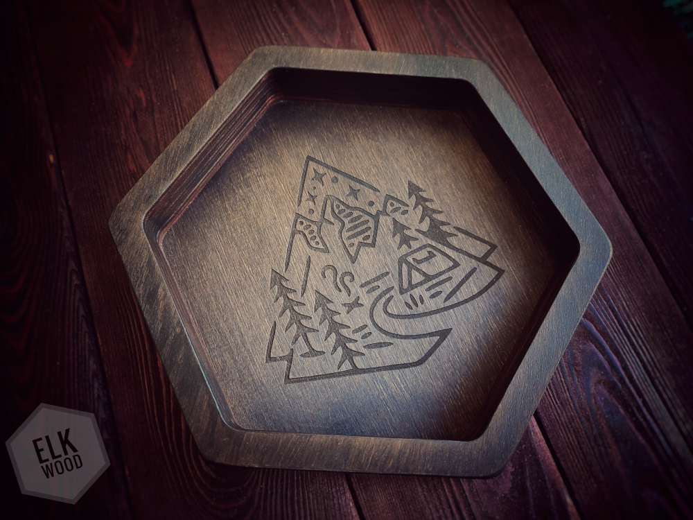 Миска деревянная