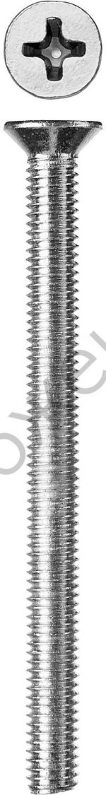 ЗУБР DIN 965 кл. пр. 4.8, M5 x 65 мм, винт с потайной головкой, цинк, 5 кг (303110-05-065)