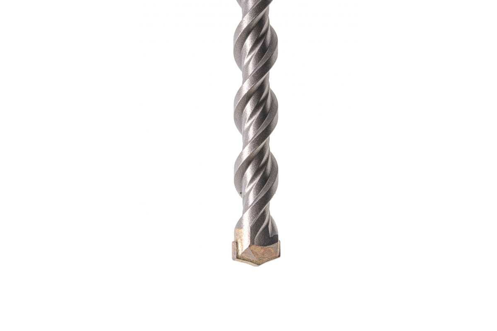Бур по бетону, двойная спираль, Cobalt W-tip, 16x210 мм, SDS PLUS, серый