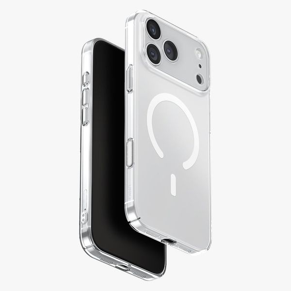 Чехол Uniq AirSuit Case для iPhone 17 Pro Max, Прозрачно-белый | Glossy Clear/White