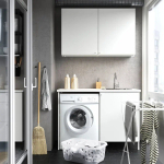 Комбинация для ванной - IKEA ENHET, 139х63.5х87.5 см, белый, ЭНХЕТ ИКЕА
