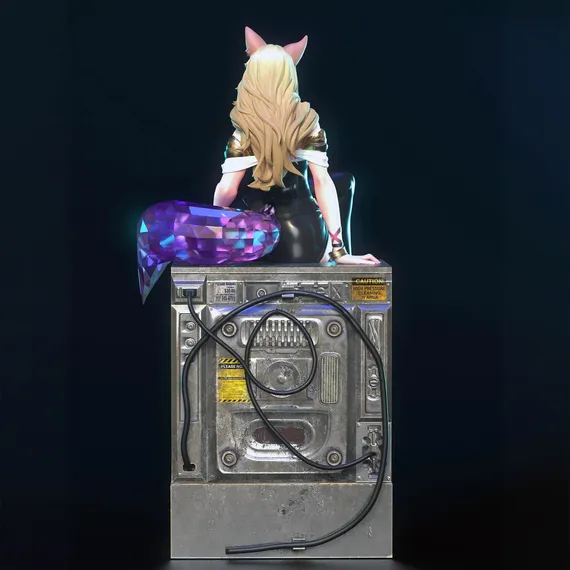 Ahri on laundry - K/DA