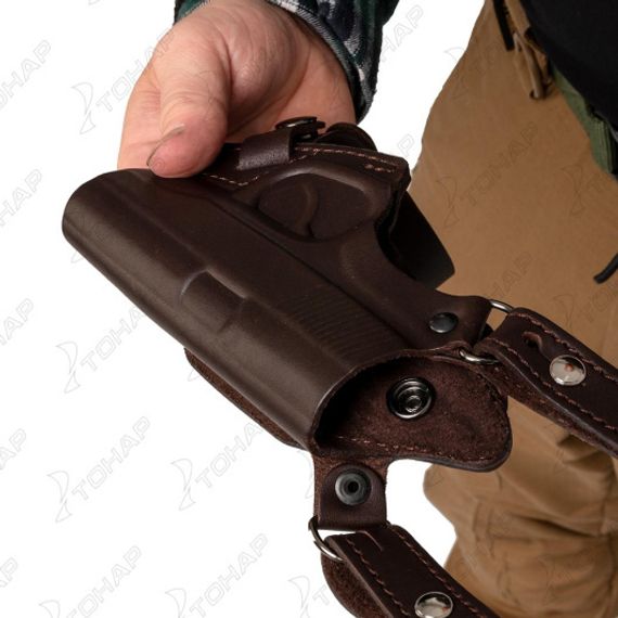 Кобура оперативная к ПМ вертикальная на резинке (HS-ОК-01) Helios