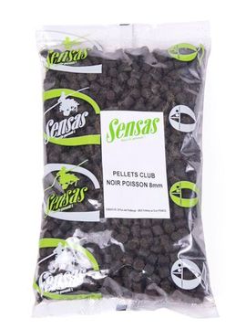 Пеллетс Sensas Club NOIR Poisson 8мм 1кг