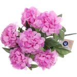 Цветы искусственные 30см «Гортензия» 9 цветков сиреневые
