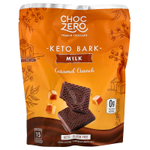 ChocZero, Keto Bark, молочный шоколад, хрустящая карамель, 15 мини-батончиков, 170 г (6 унций)