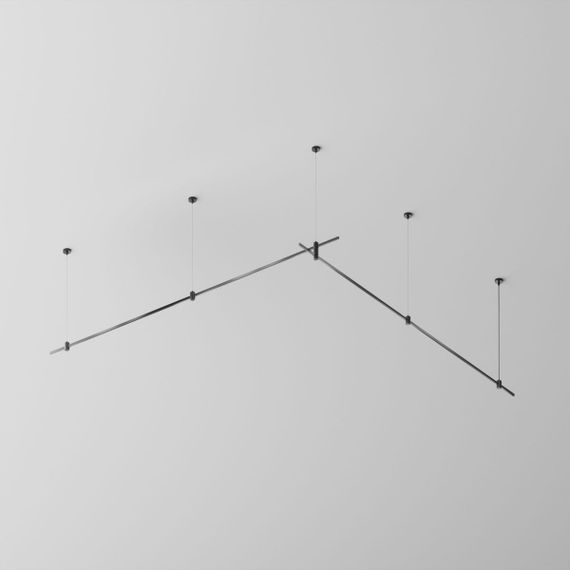 Основание на тросовых подвесах Hang для трековых светильников Maytoni Technical Flarity TFC-Flar-H06-B