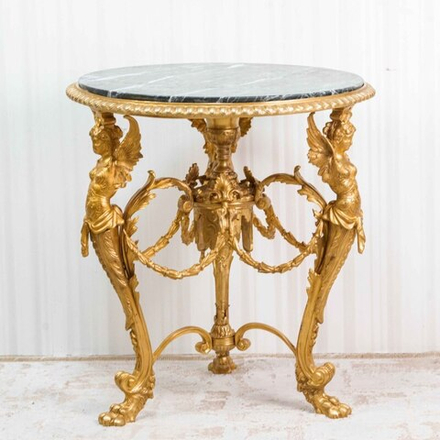 Бронзовый стол в Классическом стиле