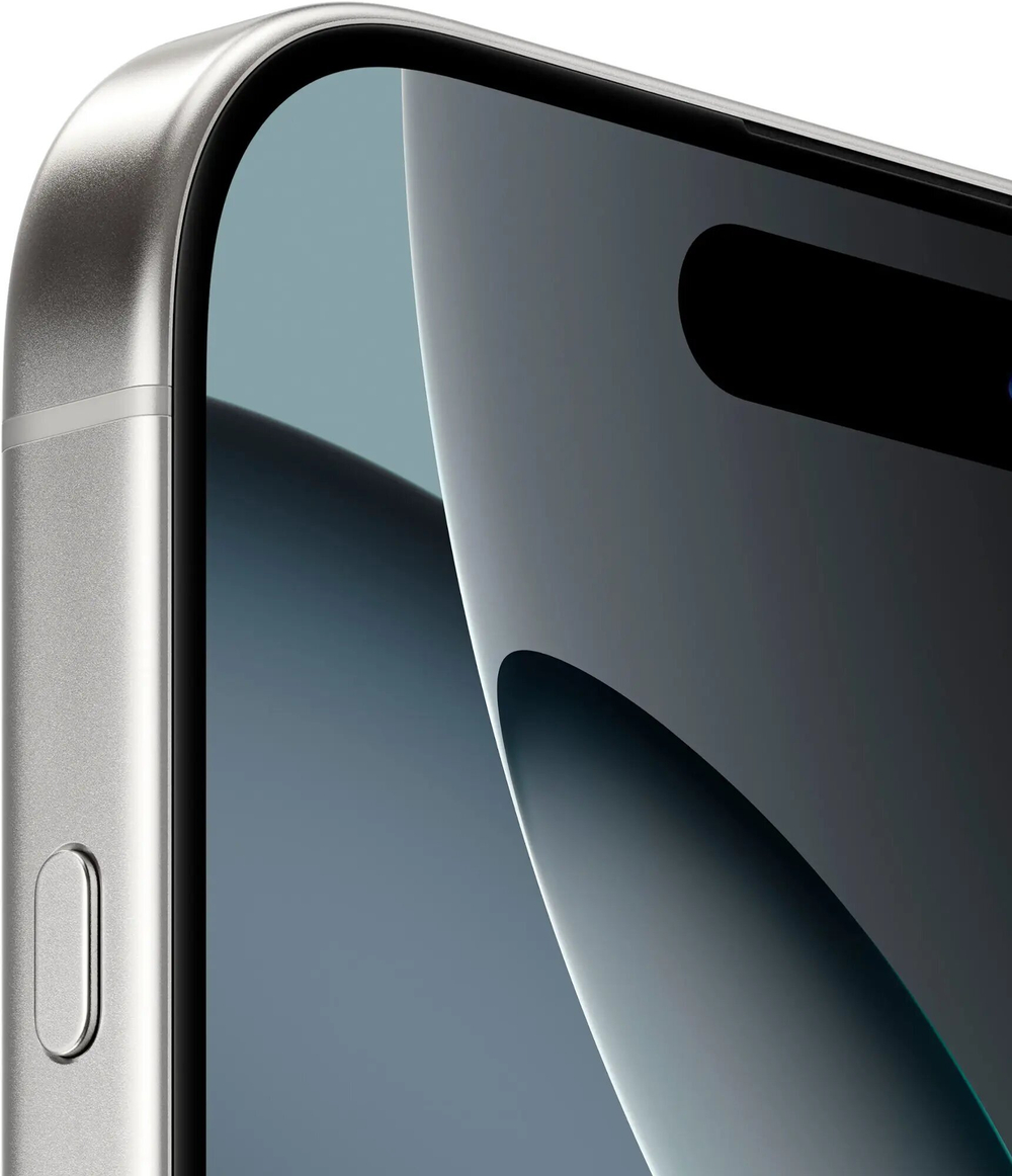 Смартфон Apple iPhone 16 Pro 128 ГБ, Dual: Только eSim, White Titanium (белый титановый)