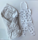 Комплект на выписку "Жемчужина №2" (5 пр.) - лето (Цвет: Серый)