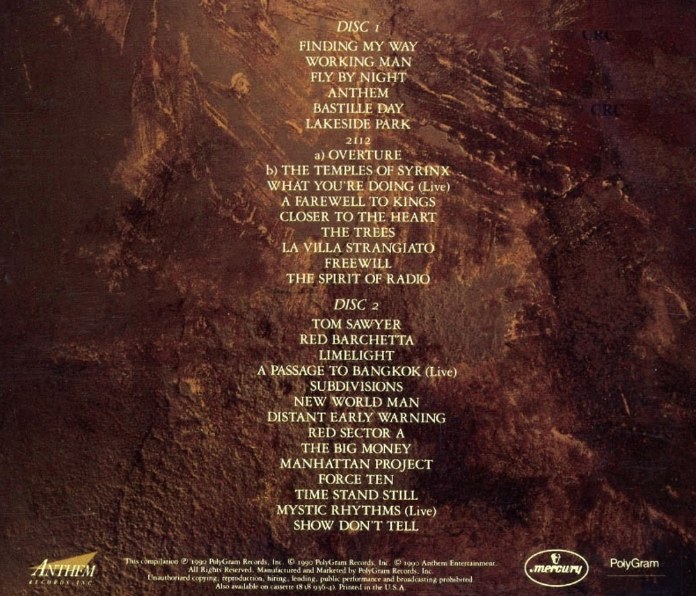 Rush / Chronicles (2CD)