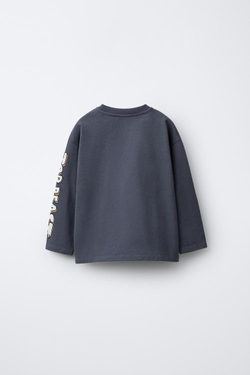 ZARA ФУТБОЛКА С ПРИНТОМ MONSTERS WHEELS ©, АНТРАЦИТОВО-СЕРЫЙ