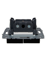 Выключатель 2-кл. СП BRITE ВС10-2-1-БрЧ 10А с индик. механизм черн. IEK BR-V20-1-10-K02