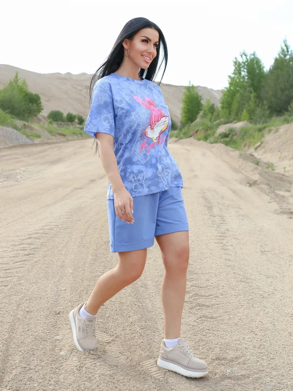 Костюм летний с шортами и футболкой