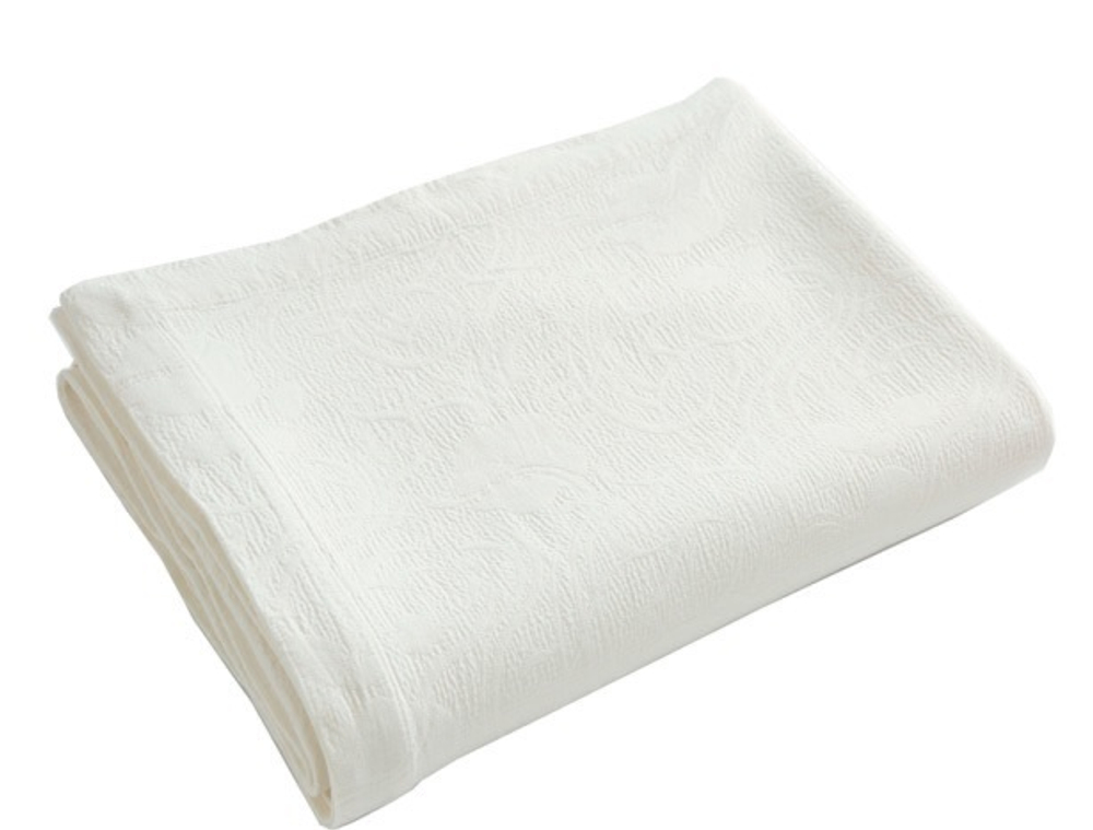 Покрывало 240x260 Blanc des Vosges Kerala Nougat