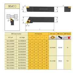 Резец токарный по металлу проходной SDJCR1010H07