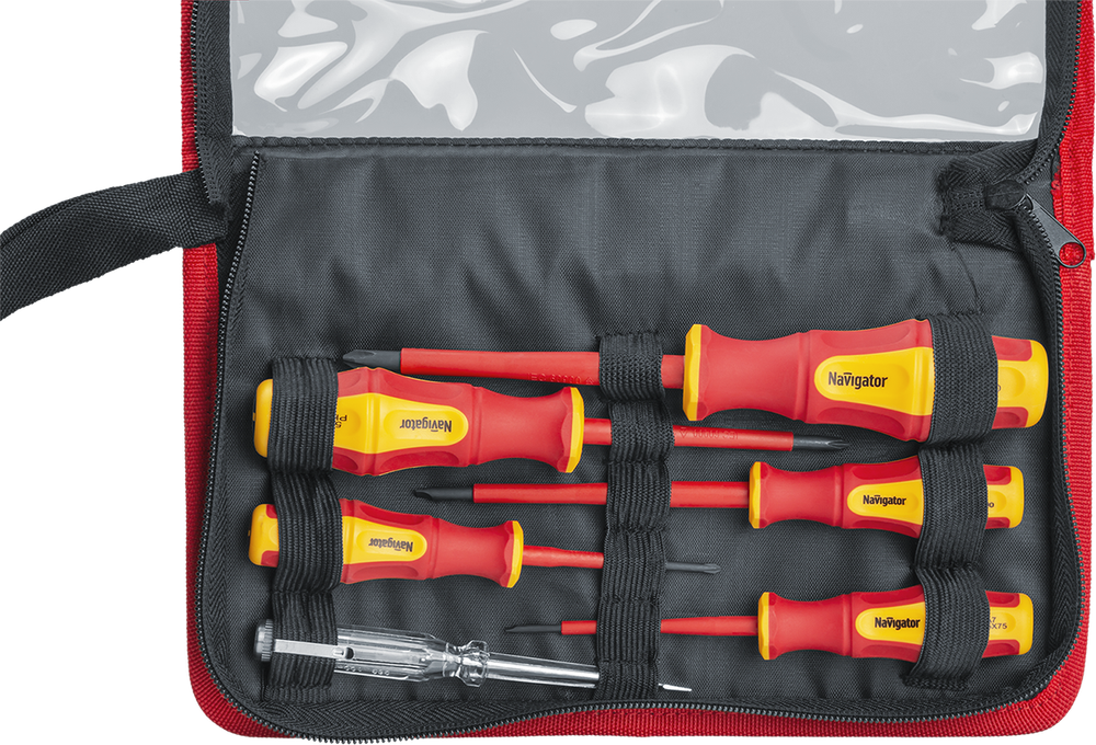 Отвёртка Navigator 93 430 NHT-Otd03-H6 (диэлектрическая, набор 6 шт)