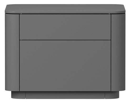 Тумба прикроватная Tammi 2 ящика ширина 50 см (серый)